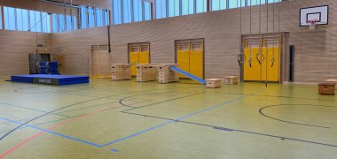 Innenraum Sporthalle Siedlungsschule