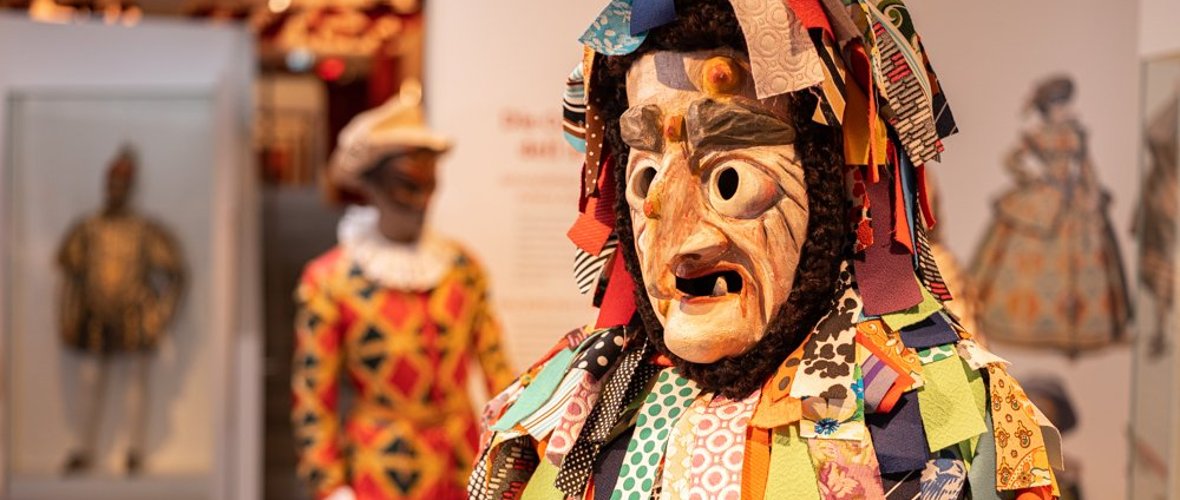 Carnival Museum Colourfully dressed carnival figures