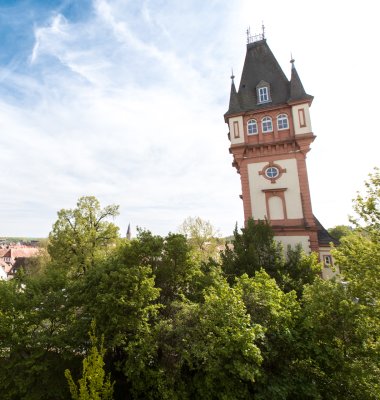 View of the Deusterturm in Kitzingen