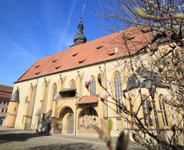 View of the church façade