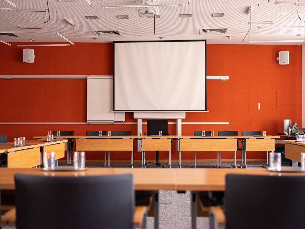 New meeting room New meeting room in the town hall. Seating for 30 city council members.