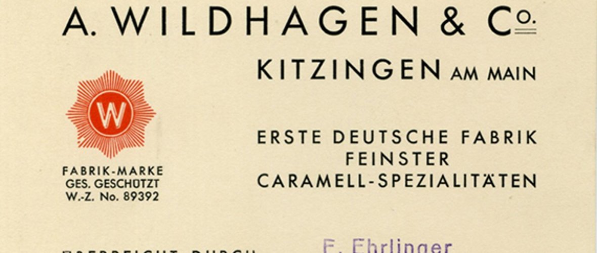 Erste Deutsche Fabrik feinster Caramell-Spezialitäten.