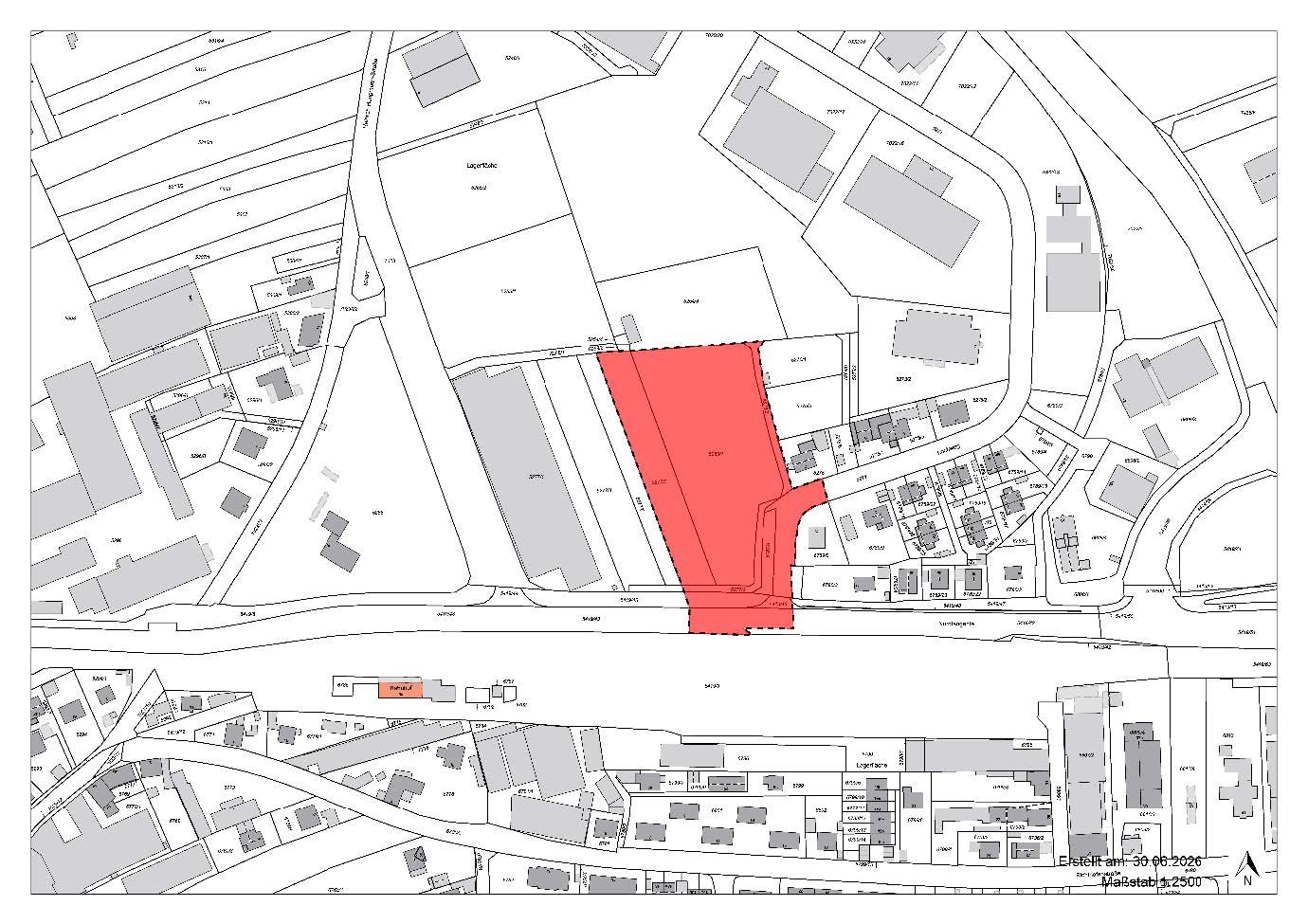 Lageplan Geltungsbereich Flächennutzungsplan mit Landschaftsplan Rot eingezeichnete Linie markiert den Lageplan des räumlichen Geltungsbereiches des Flächennutzungsplans mit integriertem Landschaftsplan (ohne Maßstab)