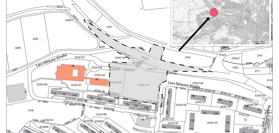 Lageplan Geltungsbereich Flächennutzungsplan mit Landschaftsplan Rot eingezeichnete Linie markiert den Lageplan des räumlichen Geltungsbereiches des Flächennutzungsplans mit integriertem Landschaftsplan (ohne Maßstab)