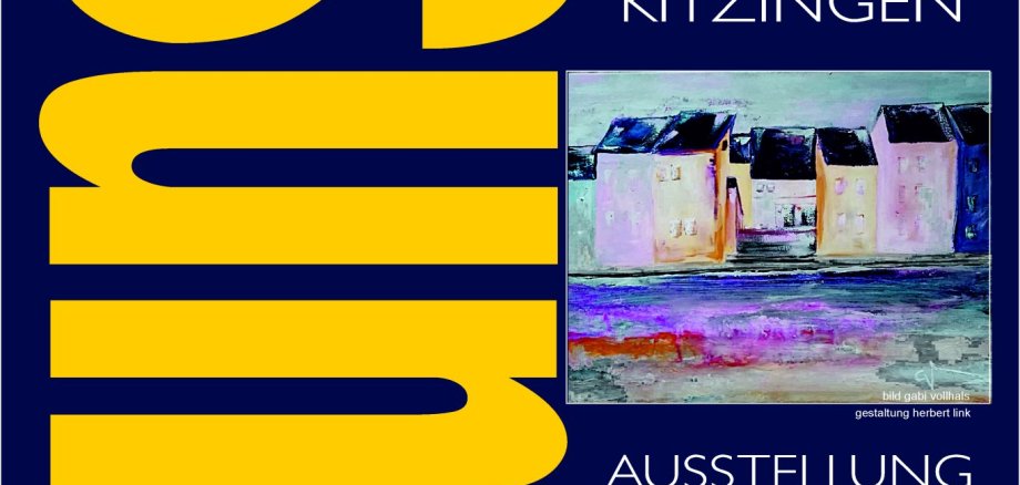 Ausstellung Netzwerk Kultur Region Kitzingen Das Plakat weist auf die Ausstellung in der Kitzinger Rathaushalle hin.