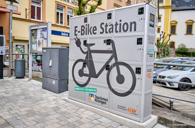 Bild von der E-Bike Station