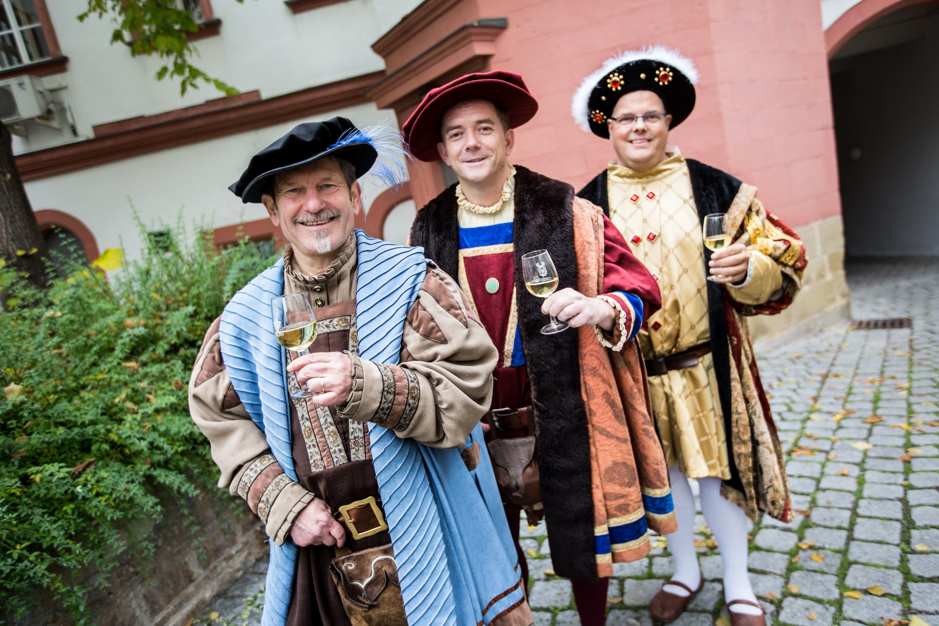 Drei Hofräte in Kitzingen