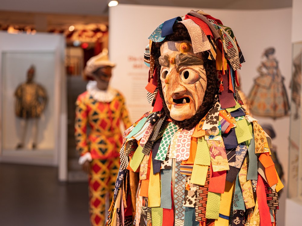 Fastnachtsfigur im Fastnachtsmuseum