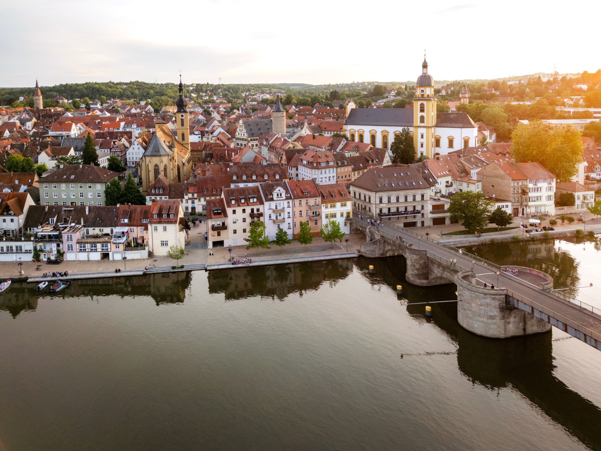 Luftbild von Kitzingen Luftbild von Kitzingen