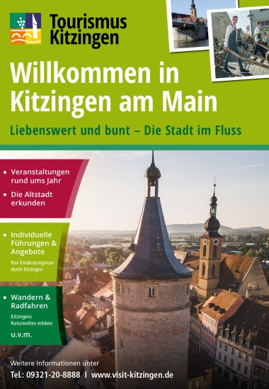 Titelbild des Kitzinger Stadtplans