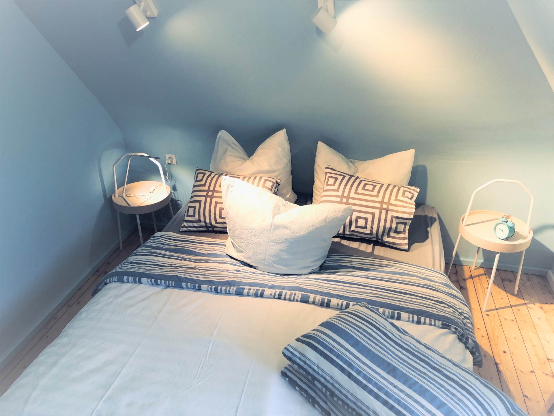 Lila Wolken Schlafzimmer